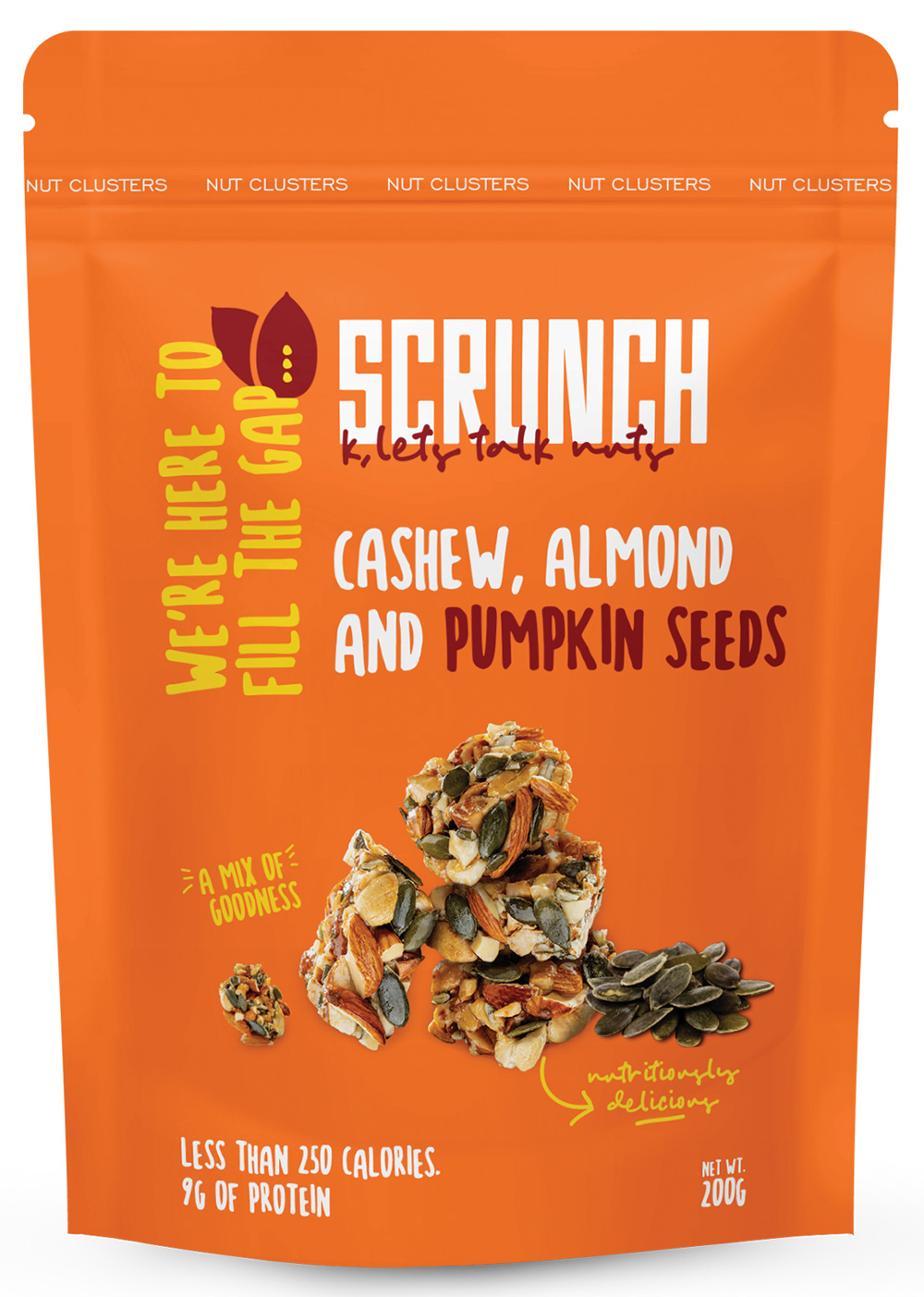 Cashew, Almond And Pumpkin Seed Clusters